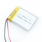 503040 3.7v 500mah Lithium Ion Battery Pack
