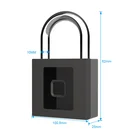 Lock For Lock Door Lock Intelligent Finger Print App Remote Lock Pad Lock With Location For Bike Door Use