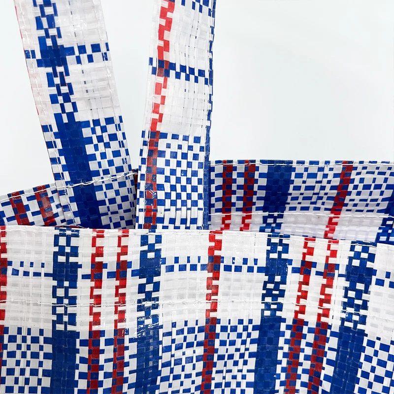 RPET Eco Wholesale Custom Print Small PP Woven Recycled Tote Shopping Bag details