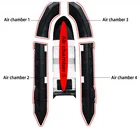 Fashion Design Pvc Rowing Boats Kayaks Popular Design Size 2m 3m 4m Inflatable Fishing Boat With Outboard Motor