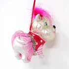 Factory Direct Wholesale African American Mini Christmas Tree Dog Ornaments