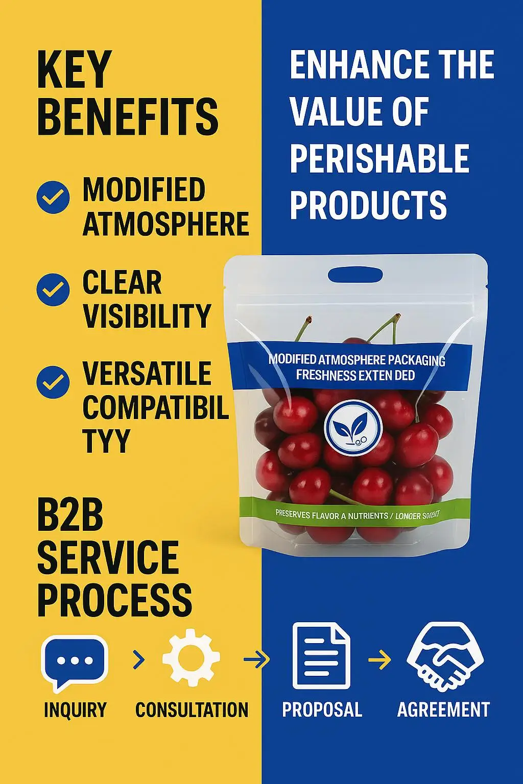 Custom Anti-Fog Zippered PET MAP Bag with Vent Holes for Fresh Vegetable and Fruit Packaging Screen Printing Surface Handling - detail 9