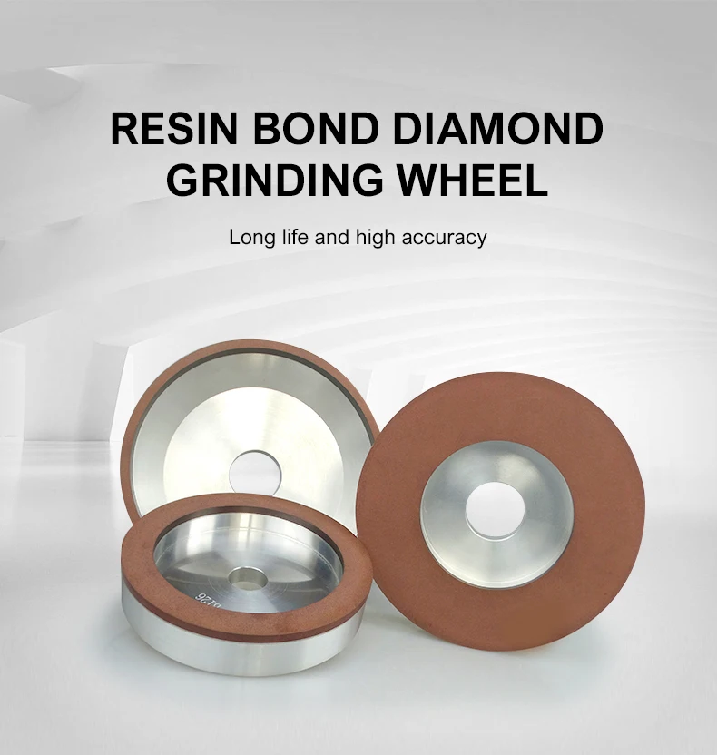 Super Hard Diamond Abrasive Wheel 6a2 Resin Bond Diamond Grinding Wheel