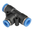 Fitting Fittings Pneumatic Fittings XHnotion Pneumatic Plastic Push In Fitting Reducer Tee Push To Connector