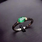 Gemstone Ring Made In China Superior Quality Engagement Green Emerald Gemstone Ring