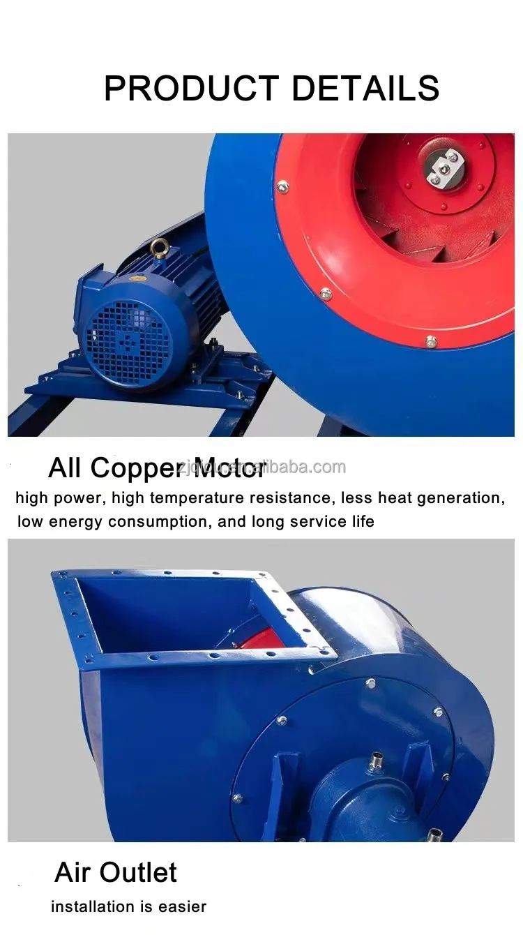 Centrifugal Blower, 4-72C, 380V, Cast Iron - detail 16
