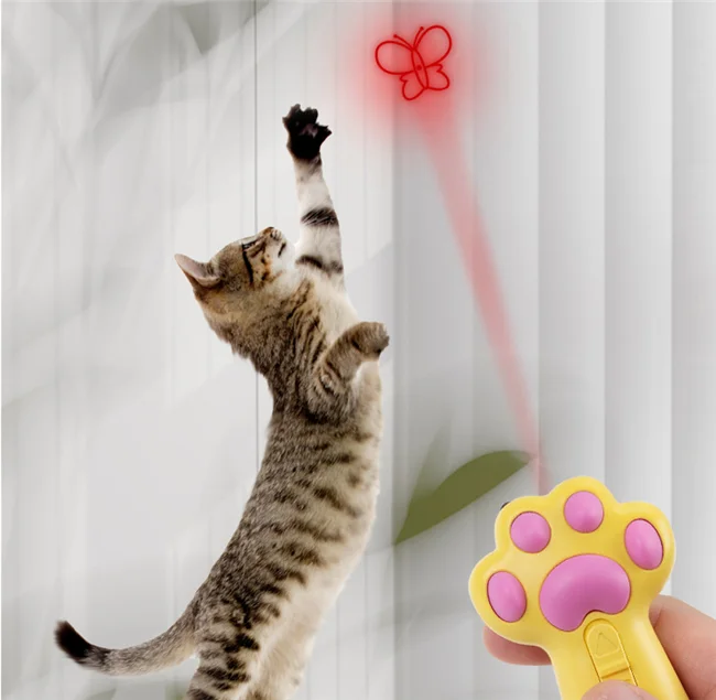 Popular Cat Laser Toy With UV Flashlight Light Funny Style Plastic Sustainable Pet Toy