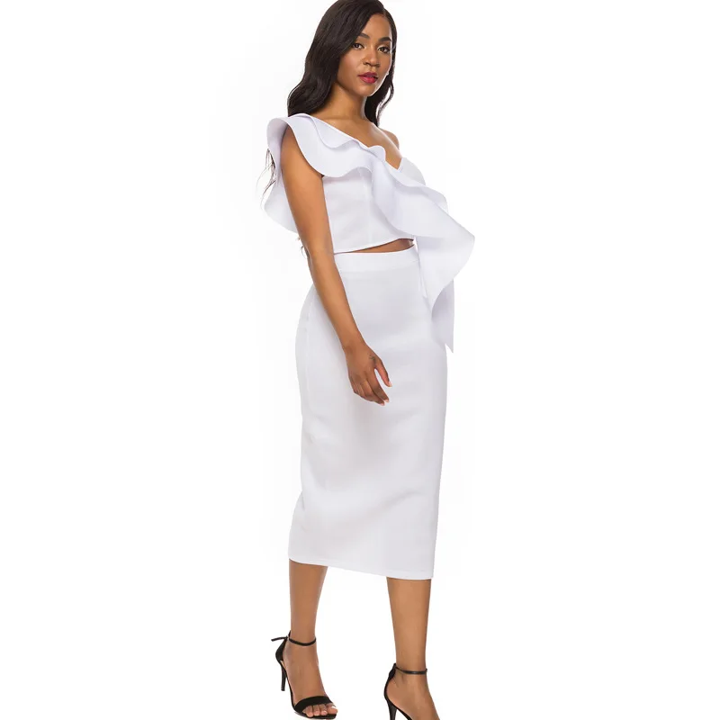 White Sexy Women Dress Evening Dress 