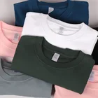 Custom Short Sleeve Casual Solid Summer Premium Joint O Neck Sport Cotton Mens Plain T Shirt In Bulk