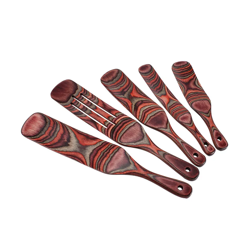 Pakkawood Kitchen Utensil Set Pakkawood Spurtle Pakkawood Material