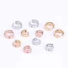 Earrings Earrings Hot Selling Gold And Rose Gold Stainless Steel Jewelry Designers Earrings For Women