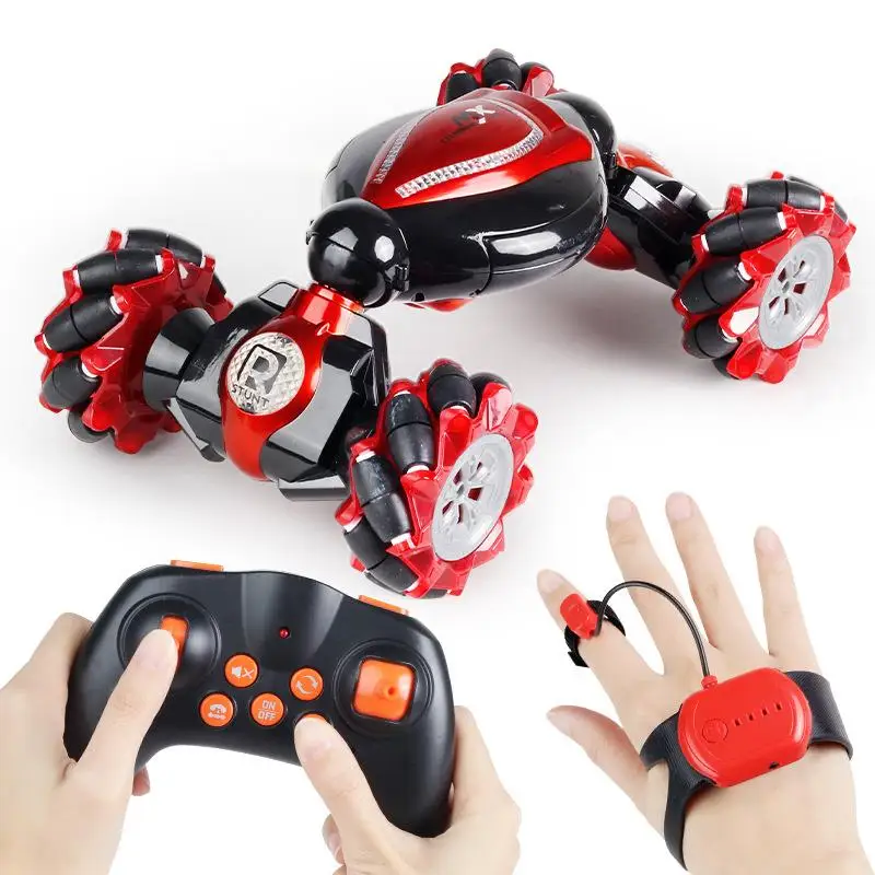 Remote Control Twist Stunt Car Watch Gesture Induction Twisting Cars Light Music Drift Dancing Lateral Driving Car Toy