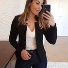 2021 High Quality 5XL Black And White Women Ladies Winter Short Blazers
