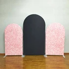 Party Wedding Display Stand Free Style New Design Party Events Aluminum Tube Frame Flower Fabric Arch Backdrop