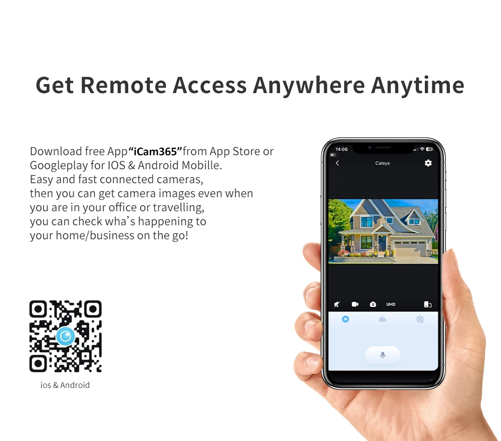 Rehent 4.3 Inch LCD Screen 2MP Instant Motion Detection Alerts Two Way Audio 5000mAh Rechargeable Door Peephole Camera