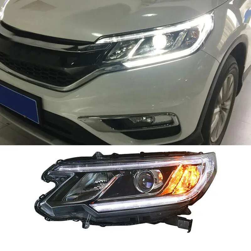 gaminys saivis 2vnt led projektorių priekinių žibintų komplektai honda crv cr v 2015 2016 2015 2016-35