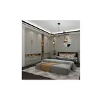 Manufacturer Direct Sale Modern Design Bedroom Wardrobe Solid Wood Wardrobe