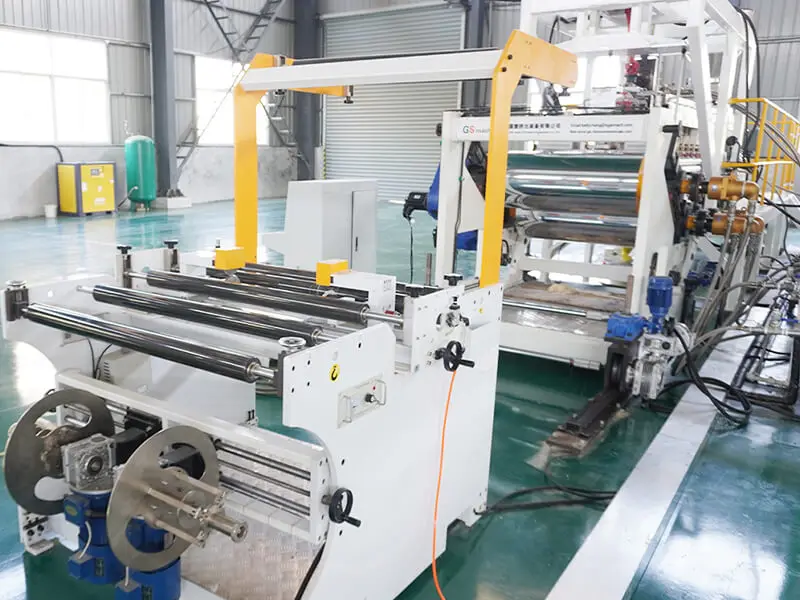 Plastic Sheet Extrusion Machine / Plastic Sheet Extruder Production