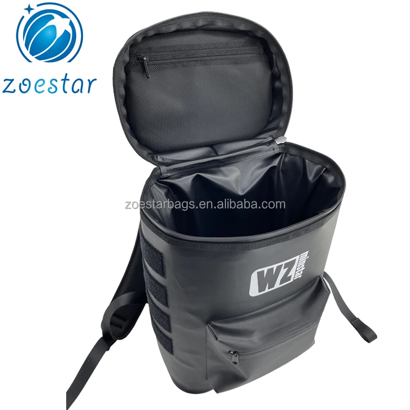 Waterproof TPU Insulated Cooler Bag Ice Cream Carrier Backpack Sealed Food Storage Cooler Back Packs