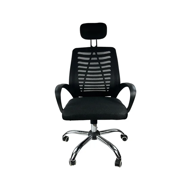 Factory Wholesale Cheap Office Chairs With Headrest High Back Armrest Adjustable Conference Staff Ergonomic Mesh Office Chairs