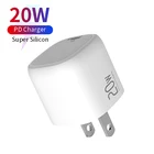 Charger Mobile Charger HUNDA Factory Supply Amazon Top Seller Mobile Phone Charger 20 W PD Type C Wall Charger