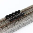 Train Set Train HP28 Model Train Railway Layout Accessories HO/N Scale 1:87 1:150 POM Plastic 33" Wheel Set