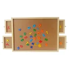 Puzzle Toy Children's Puzzle Table Kids Toy Wooden Jigsaw Puzzle Tray Puzzle Board