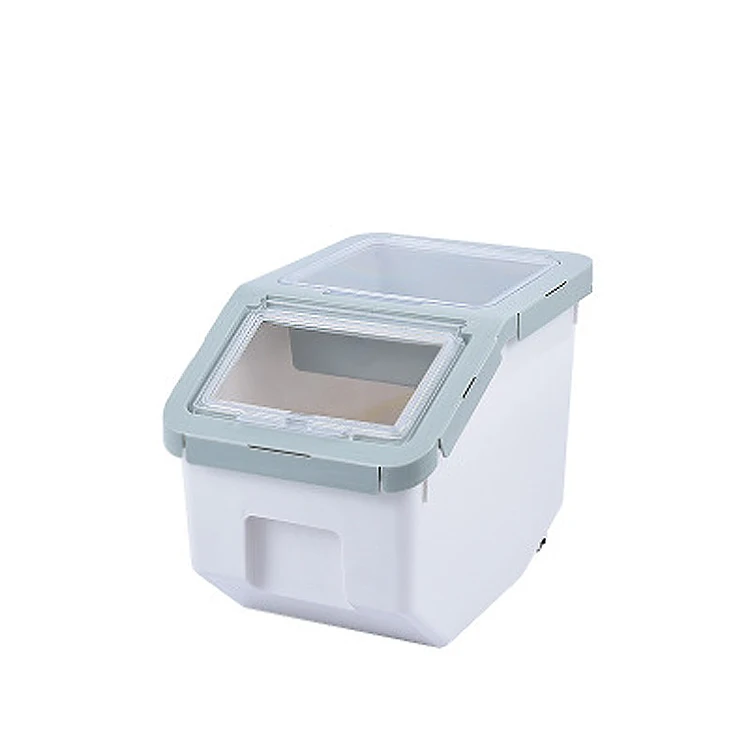 dual pet food storage container