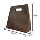 Bourbon Brown Durable Leather Tote Bag/Purse/Handbag/Mimimalist Boho Chic Shopping Bag/Day Purse