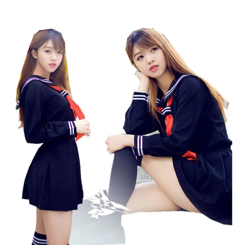 Japanese School Uniform Girls School Class Navy Sailor School Uniforms Jk  Uniforms Hell Girl Anime Women Cosplay Suit Top Skirt - Buy Anime Women  Cosplay Suit Top Skirt Tie,School Uniforms Hell Girl
