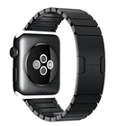 Stainless Steel Metal Band For Apple Watch 44mm 40mm Compatible With Apple Watch 38mm 42mm Black Silver