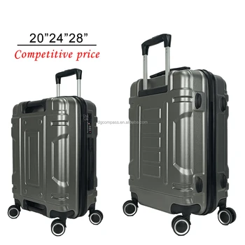 Double Handle  Style Trolley luggage set Big capacity Spinner Wheels Expandable zipper  Suitcase Anti-theft Zipper luggage case