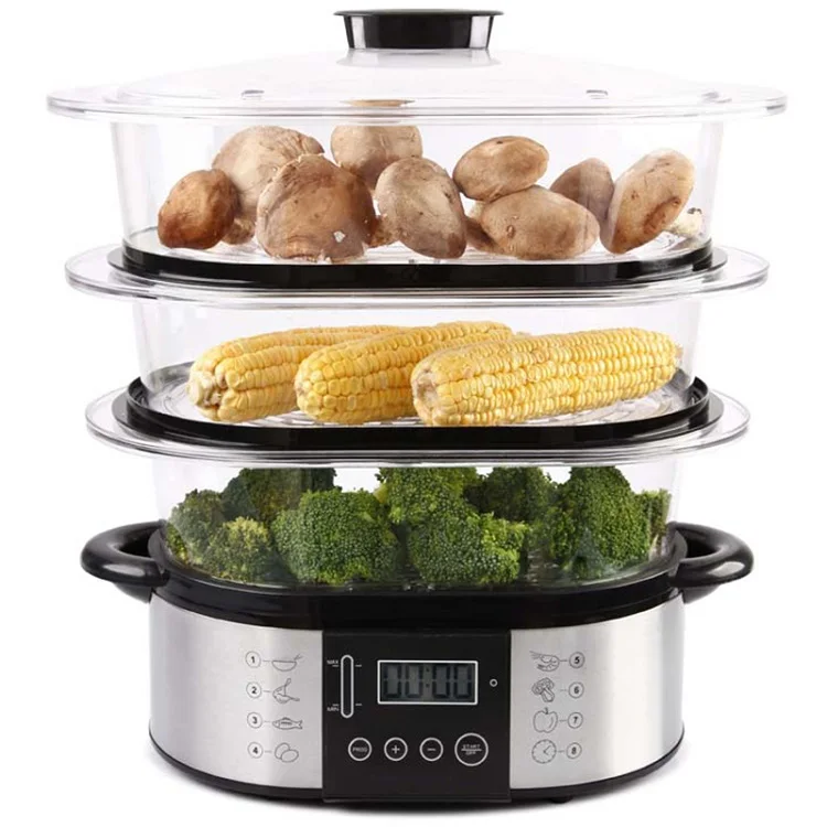 electric food steamer multi steam cooker