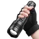 Rechargeable Flashlight Led Rechargeable Flashlight XHP70+COB Red White Light Flashlight For Working And Fishing