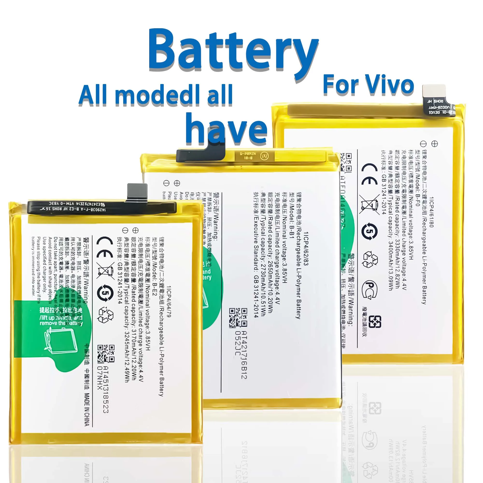 Oem Factory Direct Battery For Vivo Y Y Y Y Y Y Y Y Y