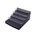Polish 5 Tiers Black Acrylic Rack Stand Plexiglass Cosmetic Display Stand Acrylic Display Nail Polish