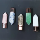 Aventurine Aventurine Jasper Crystal Stone Point Column For Essential Oil Bottle