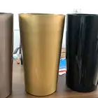 Contemporary Round Planter Wholesale Garden Pots Luxury Plastic Flower Pot