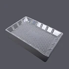 Butter plastic disposable party rectangle transparent dishes dish