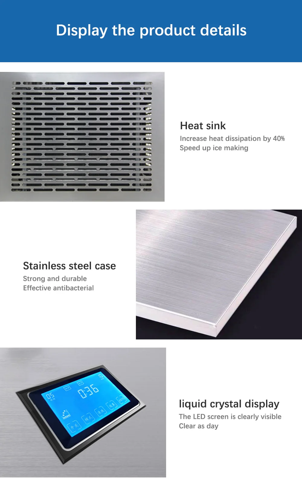 Ice Machine, 150kg, 220 V, 985W - detail 18