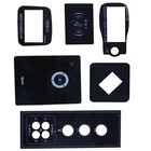 Die Cut Shape Low Moq Acrylic Touch Screen Control Panel Graphic Digitally Printed Overlays With Lcd Window Display