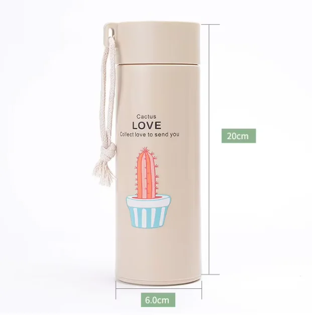 Reusable Insulated Water Bottle Travel Mug Vacuum Insulated Double Layer Water Food Grade Glass Bottle