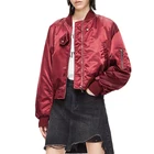 Coat Spring And Summer New Pilot Jacket Women Casual Windbreaker Zipper Thin Coat Ladies Casual Wear