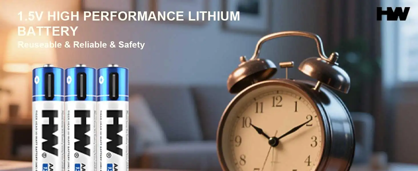 4 pack usb c rechargeable aaa li polymer batteries 1300mwh 15v output-0