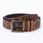 Leather Belt Vintage Genuine Customize Casual Jeans Man Leather Belt