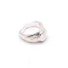 Ring New Design Line Texture Zinc Alloy Plated With Gold Silver Platinum Women Men Jewelry Ring