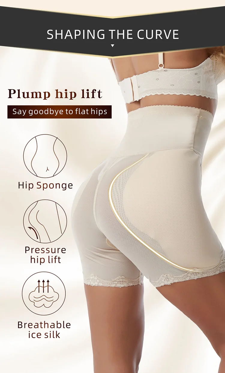 Underwear Lulu Women's Summer Thin High Waist Hip Lift Comfort Breathable Body Shapers Tummy Control Shapewear Panties Lingerie