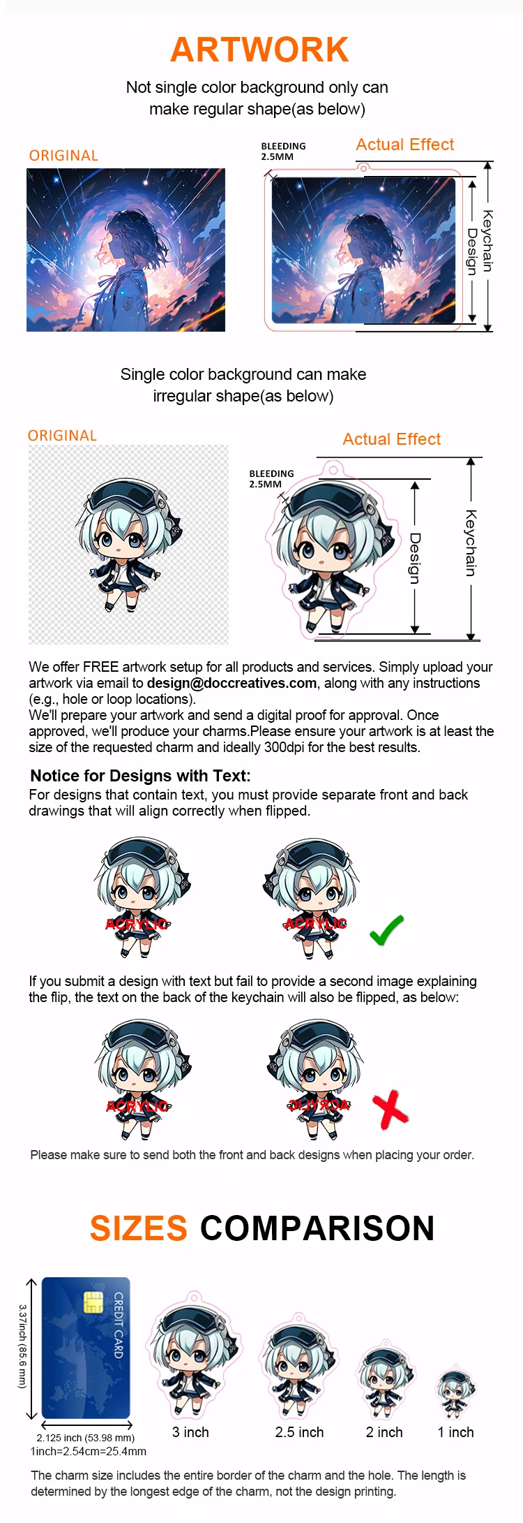 Hot Sale Customized Heart Keychain Front Side Digital Printing Cartoon Epoxy Resin Acrylic Plastic Charms manufacture