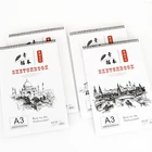 School 2020 Wholesale School A3 Paper Cover Spiral Notebook Painting Sketching Book For Drawing