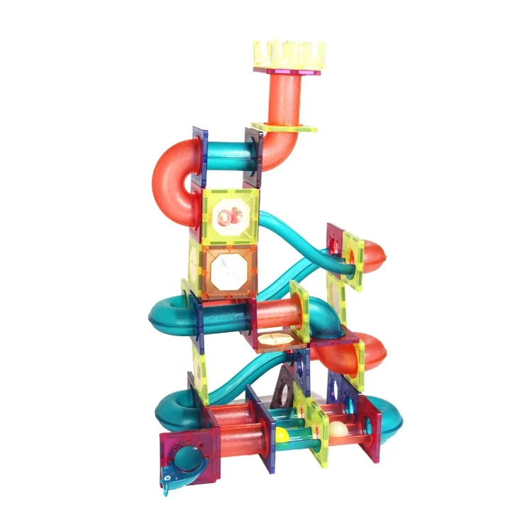 magnetic marble roller coaster